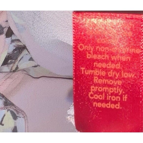 J Lo Button Wrap Dress Pink Floral Women’s Size M - Picture 4 of 6